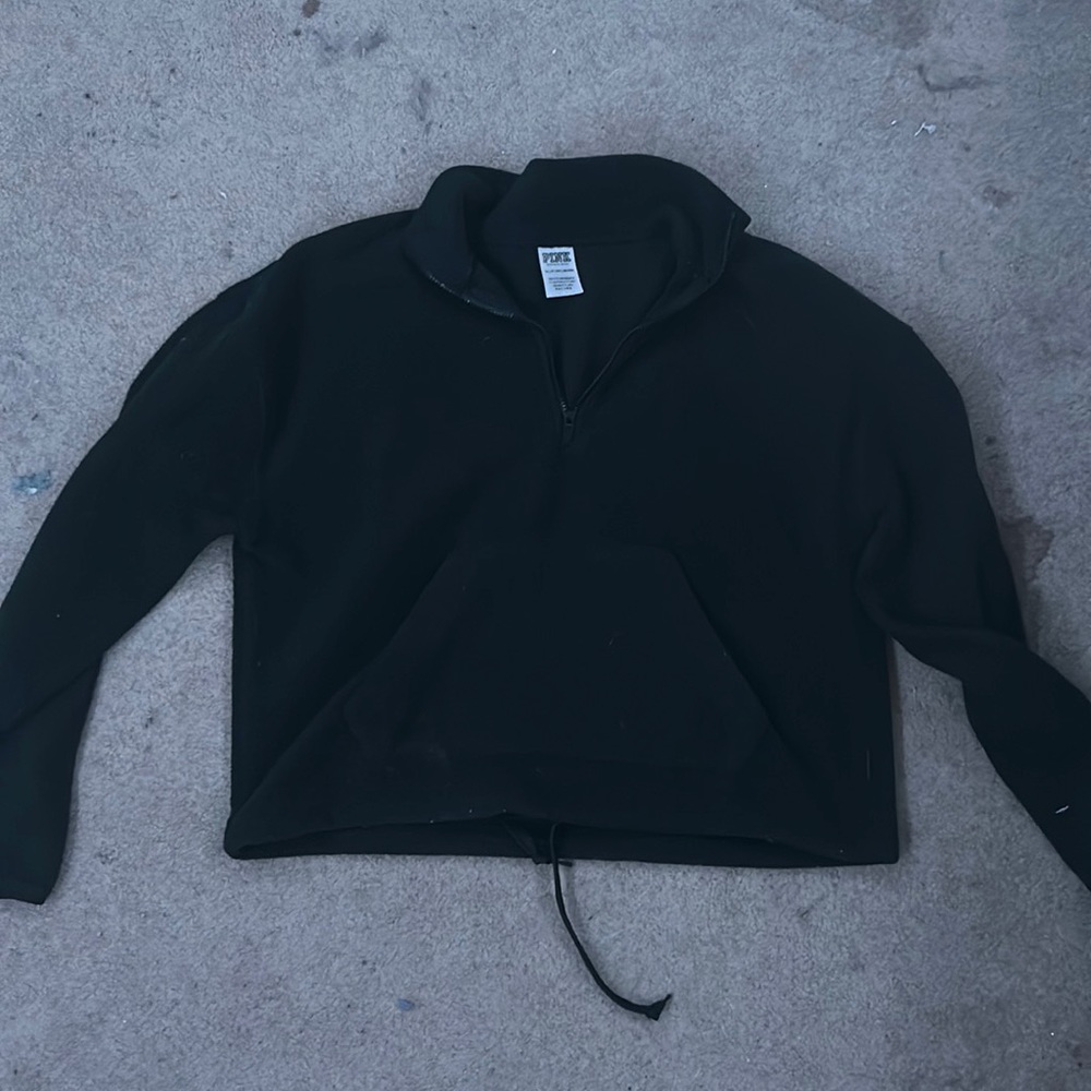 Black Victoria Secret/PINK Quarter Zip